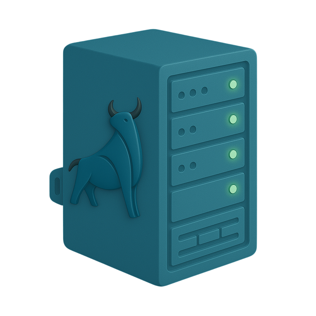 An illustration of an server rack